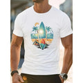 Summer Crew Neck Short Sleeve Polyester Surfboard - Adult & Kids T-Shirts, Sweatshirts & Hoodies apparel design preview 1