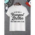 Fun "Littlest Brother" Printed Summer Spring Fall - Adult & Kids T-Shirts, Sweatshirts & Hoodies apparel design preview 1