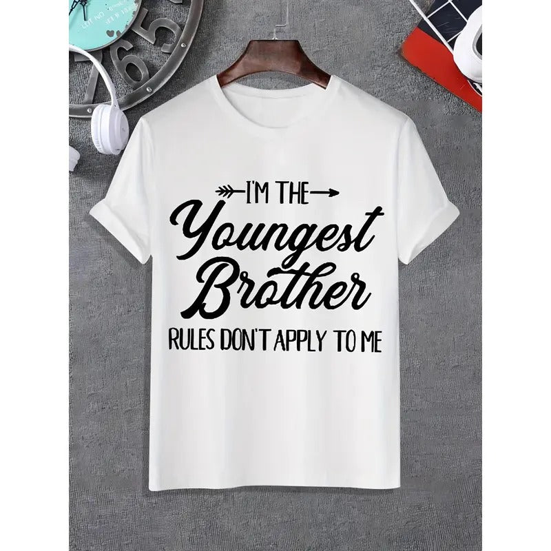 Fun "Littlest Brother" Printed Summer Spring Fall - Adult & Kids T-Shirts, Sweatshirts & Hoodies apparel design preview 1