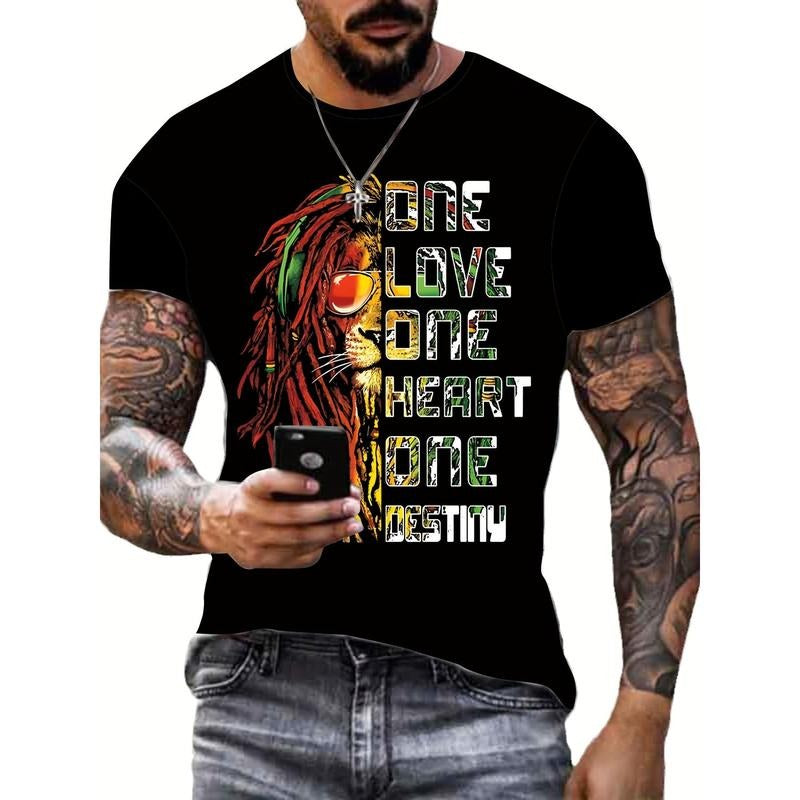 Bold Lion Print Lightweight Quick Dry Short Sleeve - Adult & Kids T-Shirts, Sweatshirts & Hoodies apparel design preview 1