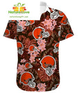 Cleveland Browns Hawaiian for Men Tropical Design - Adult & Kids T-Shirts, Sweatshirts & Hoodies apparel design preview 1