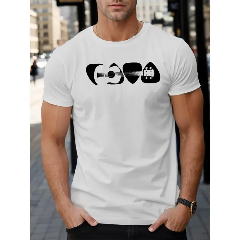 Guitar Music Print Relaxed Fit Short Sleeves Unique - Adult & Kids T-Shirts, Sweatshirts & Hoodies apparel design preview 1