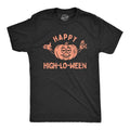Happy High Lo Ween Funny 420 Halloween Weed Smoking - Adult & Kids T-Shirts, Sweatshirts & Hoodies apparel design preview 1