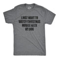 I Just Want Watch Movies My Dog Funny Holdiay Party - Adult & Kids T-Shirts, Sweatshirts & Hoodies apparel design preview 1