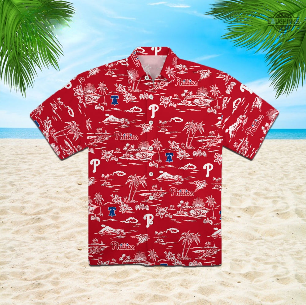 Mens Phillies Hawaiian Palm Trees Inspired By - Adult & Kids T-Shirts, Sweatshirts & Hoodies apparel design preview 1