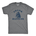 Shark Happens Funny Vacation Great White Shit Saying - Adult & Kids T-Shirts, Sweatshirts & Hoodies apparel design preview 1