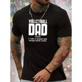 Volleyball Dad Print Comfortable Crew Neck Short - Adult & Kids T-Shirts, Sweatshirts & Hoodies apparel design preview 1