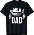 World'S Strongest Dad Workout Training Gym - Adult & Kids T-Shirts, Sweatshirts & Hoodies apparel design preview 1