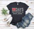 Zero Days Without Dad Joke Funny Daddy Best Ever - Adult & Kids T-Shirts, Sweatshirts & Hoodies apparel design preview 1