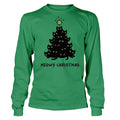 Meowy Christmas Tree - Adult & Kids T-Shirts, Sweatshirts & Hoodies apparel design preview 1