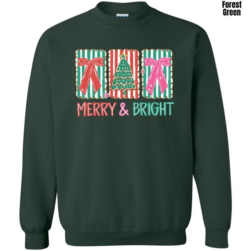 Merry Bright Trio 'NLB' - Adult & Kids T-Shirts, Sweatshirts & Hoodies apparel design preview 1