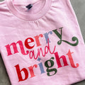 Merry Bright Top - Adult & Kids T-Shirts, Sweatshirts & Hoodies apparel design preview 1
