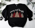 Merry Bright Leopard Tree Cute Lover Xmas - Adult & Kids T-Shirts, Sweatshirts & Hoodies apparel design preview 1