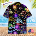 Merry Christmas And Happy New Year Neon Light - Adult & Kids T-Shirts, Sweatshirts & Hoodies apparel design preview 1
