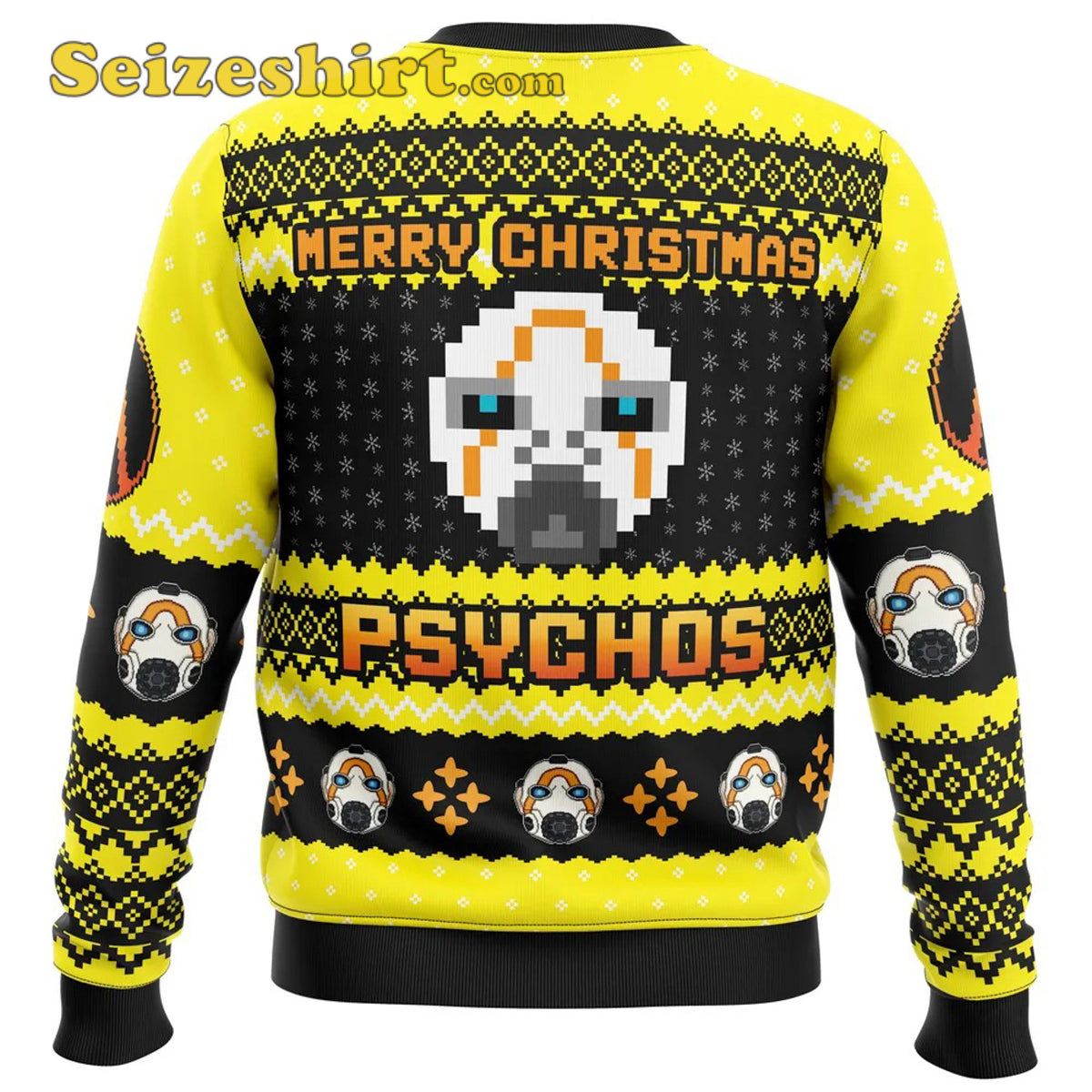 Merry Christmas Psychos Borderlands Boys Christmas Sweater - Holiday Gift product image 4
