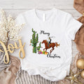 Merry Western Party Country Xmas Cowboy Family Winter - Adult & Kids T-Shirts, Sweatshirts & Hoodies apparel design preview 1