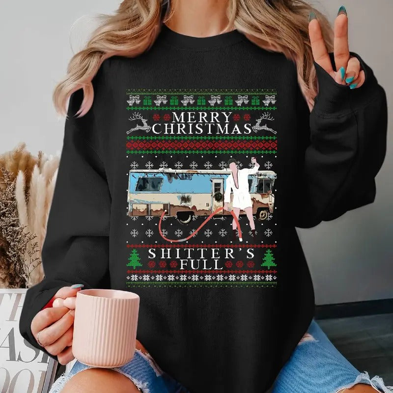 Merry Shitter'S Full Ugly Cousin Eddie National - Adult & Kids T-Shirts, Sweatshirts & Hoodies apparel design preview 1
