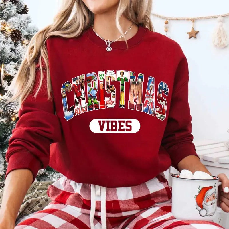 Merry 90s Movies Lovers Cotton Womenswear - Adult & Kids T-Shirts, Sweatshirts & Hoodies apparel design preview 1