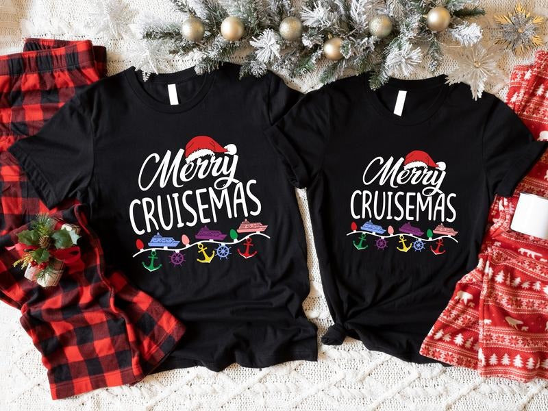Merry Cruisemas Family Cruise Cruisin Crew Matching - Adult & Kids T-Shirts, Sweatshirts & Hoodies apparel design preview 1