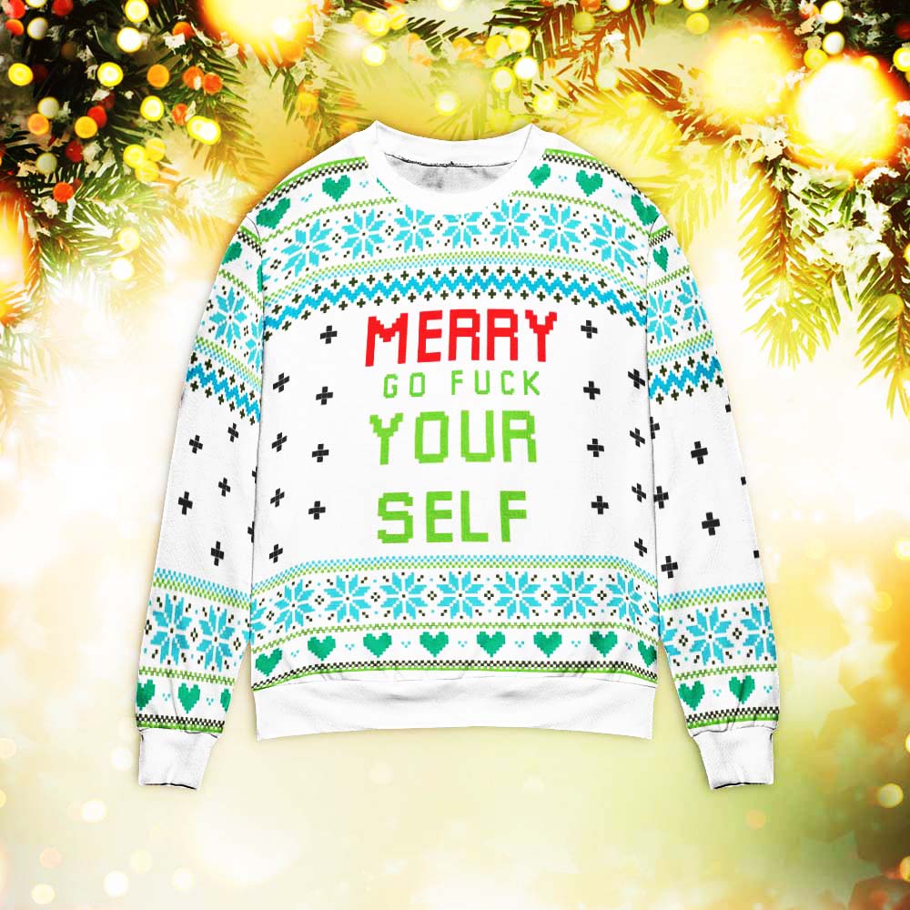 Pardon my take 3D Christmas Sweater - Holiday Gift product image 5