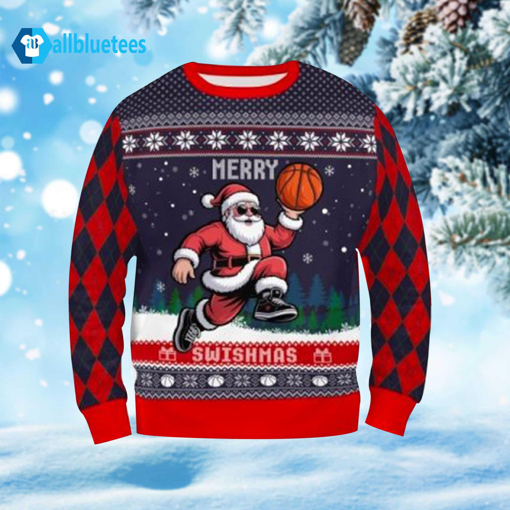 Merry Swishmas Ugly Christmas Sweater - Holiday Gift product image