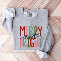 Merry Bright Family Sweatshirtstyle{N002}2 - Adult & Kids T-Shirts, Sweatshirts & Hoodies apparel design preview 1