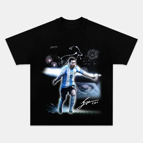 Messi Goat Vintage Soccer Sport Fan Cotton Comfort - Adult & Kids T-Shirts, Sweatshirts & Hoodies apparel design preview 1