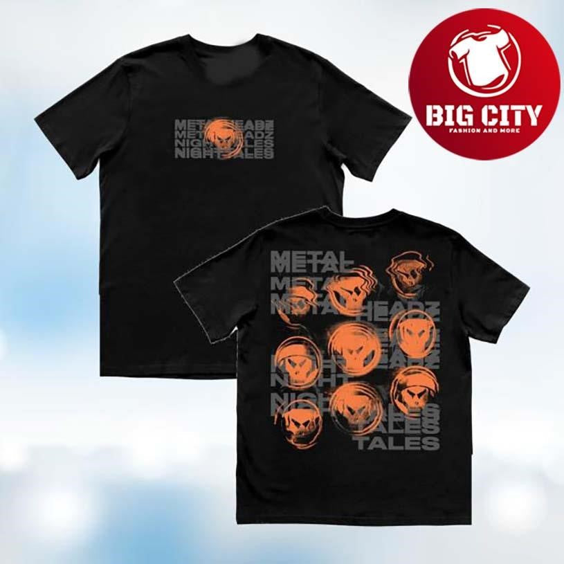 Metalheadz Night Tales Two Sided - Adult & Kids T-Shirts, Sweatshirts & Hoodies apparel design preview 1