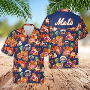 Mets Troipcal Coolest Hawaiian - Adult & Kids T-Shirts, Sweatshirts & Hoodies apparel design preview 1