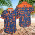 Mets Vintage Tropical Summer Hawaiian - Adult & Kids T-Shirts, Sweatshirts & Hoodies apparel design preview 1