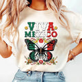 Mexican Flag Butterfly Pride Independance Day - Adult & Kids T-Shirts, Sweatshirts & Hoodies apparel design preview 1