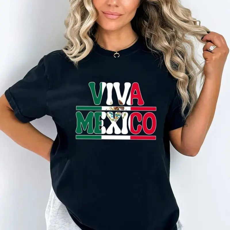Mexican Independence Day Fiesta Viva Mexico Pride - Adult & Kids T-Shirts, Sweatshirts & Hoodies apparel design preview 1