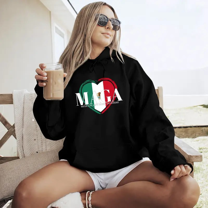 Mexicans Aint Going Anywhere MAGA - Adult & Kids T-Shirts, Sweatshirts & Hoodies apparel design preview 1