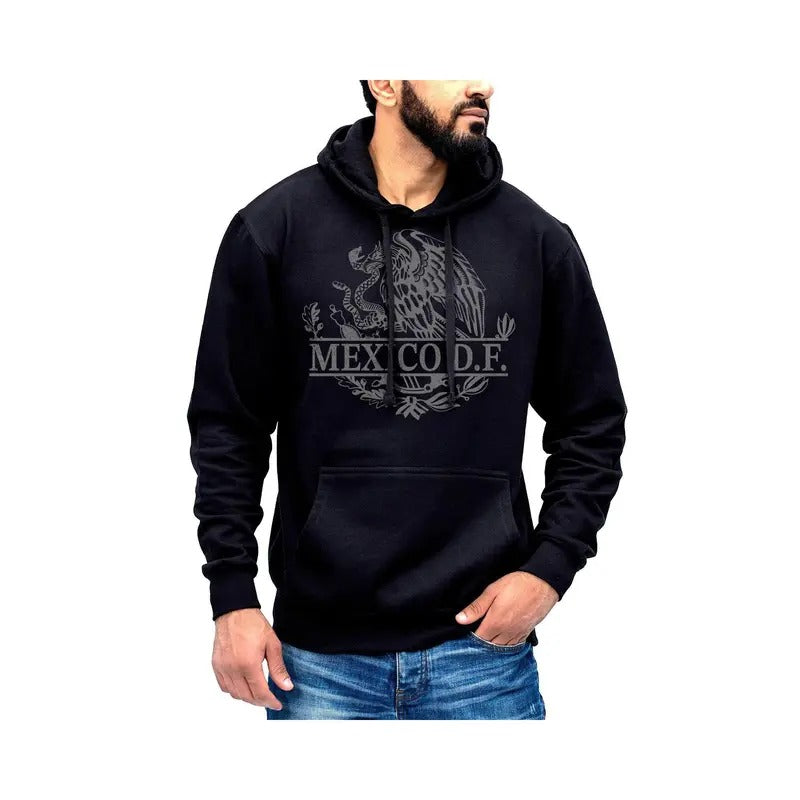 Mexico D. F. Eagle Emblem Cotton Fabric - Adult & Kids T-Shirts, Sweatshirts & Hoodies apparel design preview 1