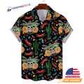 Mexico Skull Cinco De Mayo Chilli And Cactus Hawaiian - Adult & Kids T-Shirts, Sweatshirts & Hoodies apparel design preview 1