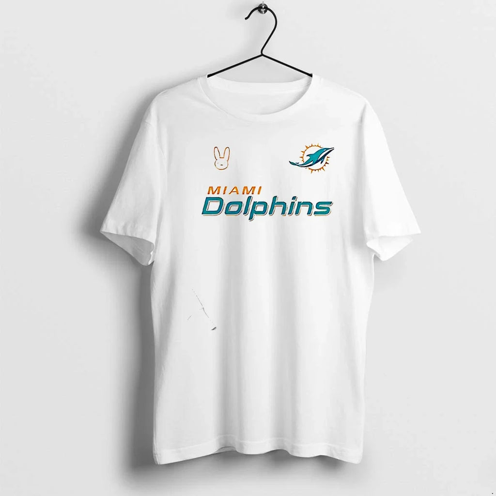 Miami Dolphins Bad Bunny Sweater - Adult & Kids T-Shirts, Sweatshirts & Hoodies apparel design preview 1