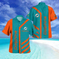 Miami Dolphins Hawaiian Bold Victory Design 531566 - Adult & Kids T-Shirts, Sweatshirts & Hoodies apparel design preview 1