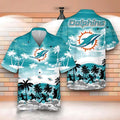 Miami Dolphins Hawaiian Coastal Breeze Design 113479 - Adult & Kids T-Shirts, Sweatshirts & Hoodies apparel design preview 1