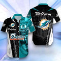 Miami Dolphins Hawaiian Gridiron Warrior Design by - Adult & Kids T-Shirts, Sweatshirts & Hoodies apparel design preview 1