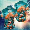Miami Dolphins Hawaiian Haunted Waves Design 674206 - Adult & Kids T-Shirts, Sweatshirts & Hoodies apparel design preview 1