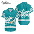 Miami Dolphins Hibiscus Flowers Limited Edition - Adult & Kids T-Shirts, Sweatshirts & Hoodies apparel design preview 1