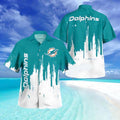 Miami Dolphins Hawaiian Oceanic Brush Design 327999 - Adult & Kids T-Shirts, Sweatshirts & Hoodies apparel design preview 1