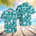 Miami Dolphins Hawaiian Seashell Paradise Design - Adult & Kids T-Shirts, Sweatshirts & Hoodies apparel design preview 1