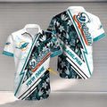 Miami Dolphins Hawaiian Tropical Bolt Design 241079 - Adult & Kids T-Shirts, Sweatshirts & Hoodies apparel design preview 1
