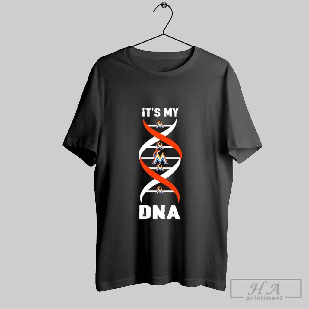 Miami Marlins Its My Dna - Adult & Kids T-Shirts, Sweatshirts & Hoodies apparel design preview 1