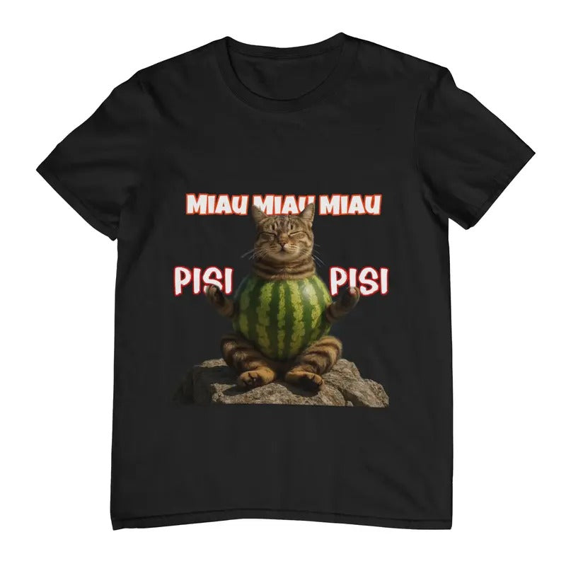 Miau Pisi Funny Cat Meme Cute Brainrot - Adult & Kids T-Shirts, Sweatshirts & Hoodies apparel design preview 1