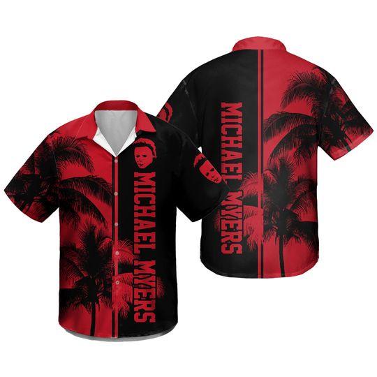 Michael myers hawaiian gift for family and friend - Adult & Kids T-Shirts, Sweatshirts & Hoodies apparel design preview 1