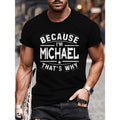 Michael Prints Creative Summer Tops Casual Short - Adult & Kids T-Shirts, Sweatshirts & Hoodies apparel design preview 1