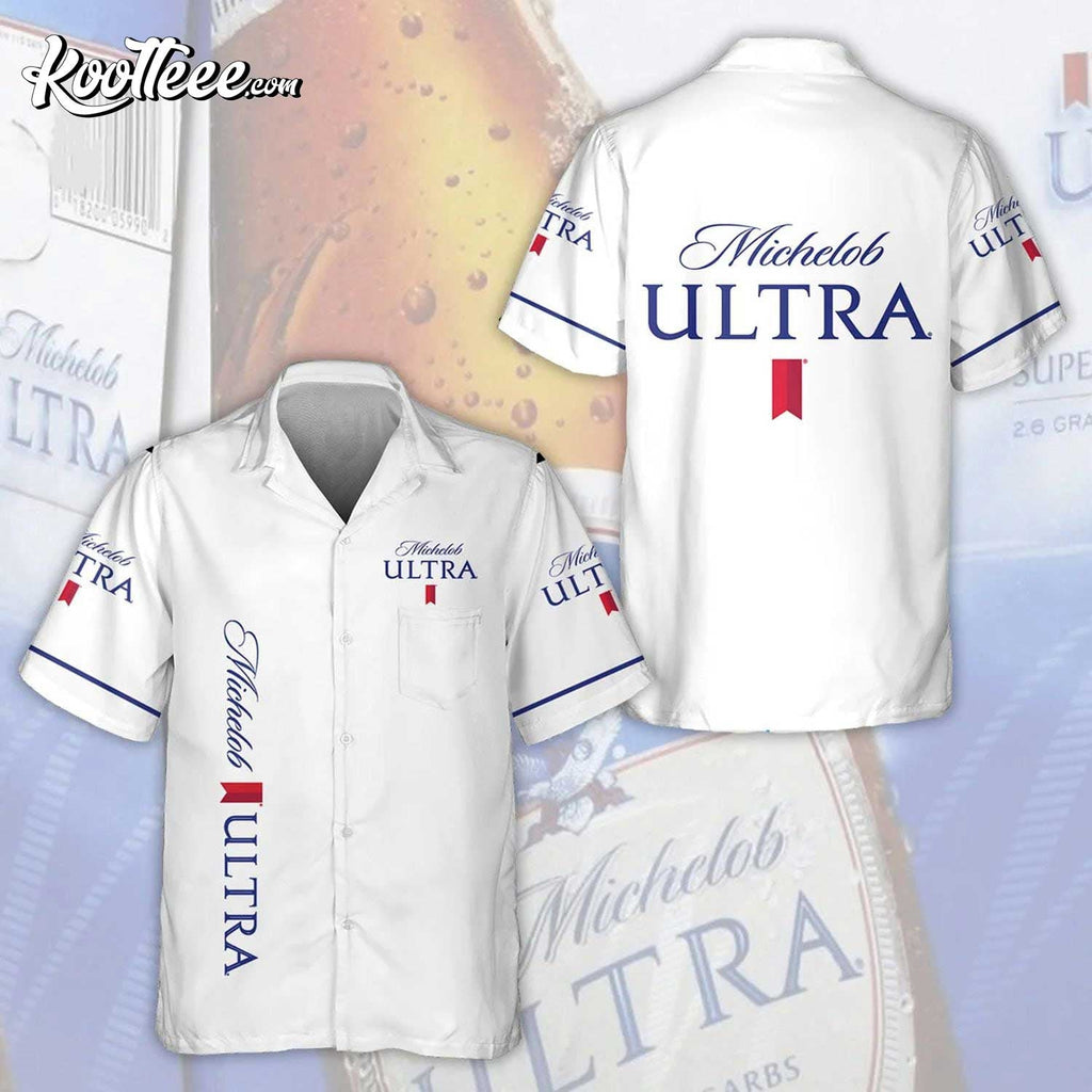 Michelob Ultra Beer Drinks Aloha Beach Hawaiian - Adult & Kids T-Shirts, Sweatshirts & Hoodies apparel design preview 1
