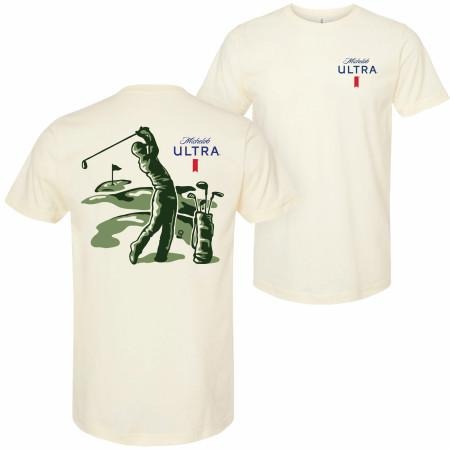 Michelob Ultra Golfing Hole One Front Back Print - Adult & Kids T-Shirts, Sweatshirts & Hoodies apparel design preview 1